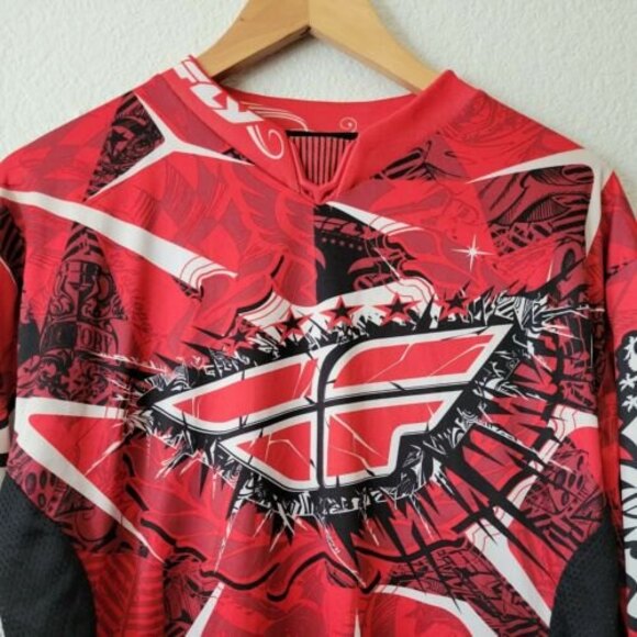 Fly Racing Evolution Motocross Dirt Bike Jersey Mens Size Medium EUC - Picture 2 of 12